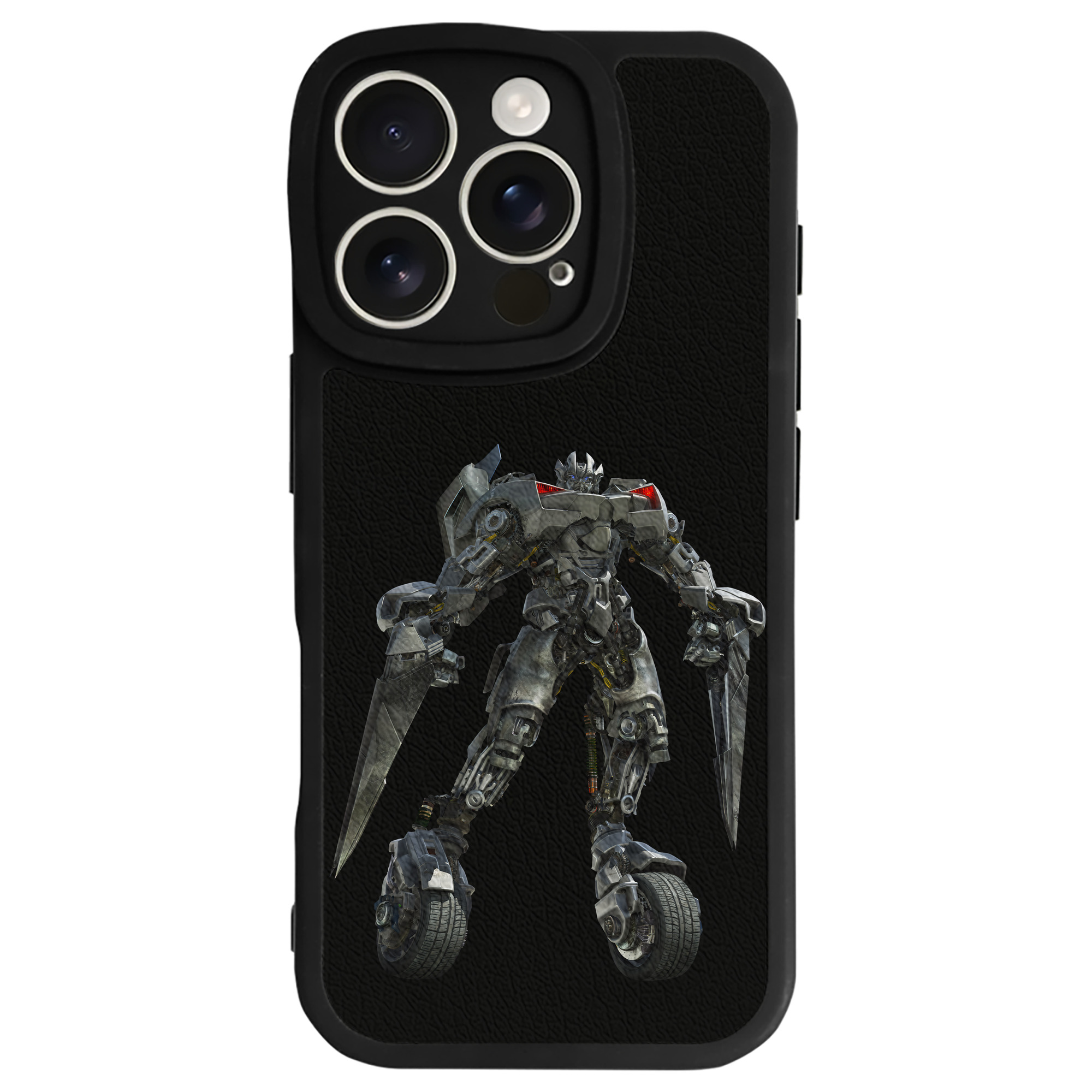 （画像用） Transformers トランスフォーマー 【iPhone 16シリーズ対応】シリコンスマホケース（レザー調） 材質：シリコン